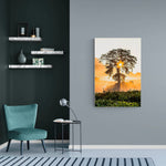 Akustikrahmen im Hochformat