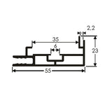 Akustikrahmen im Panoramaformat